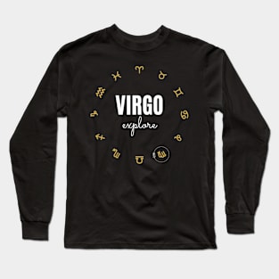 Virgo Zodiac Horoscope Long Sleeve T-Shirt